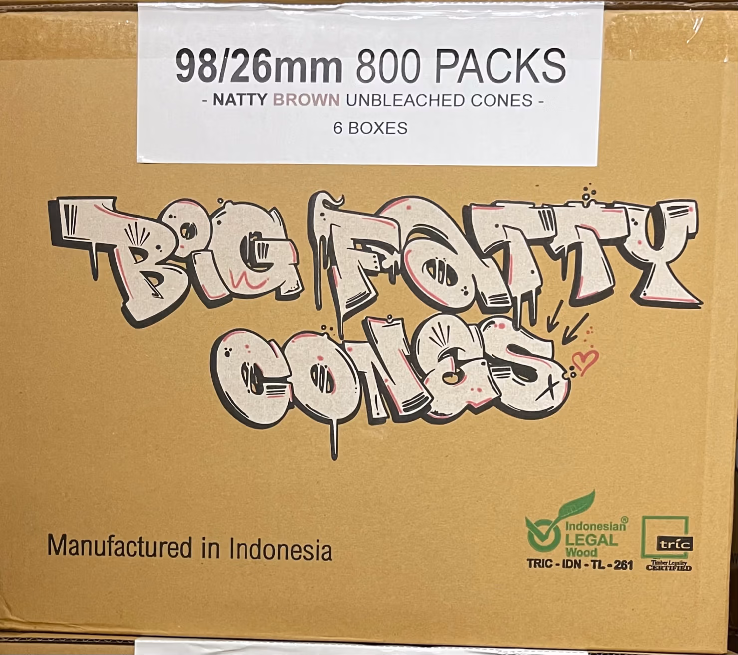 98mm | 1 Gram | Natural Raw Brown