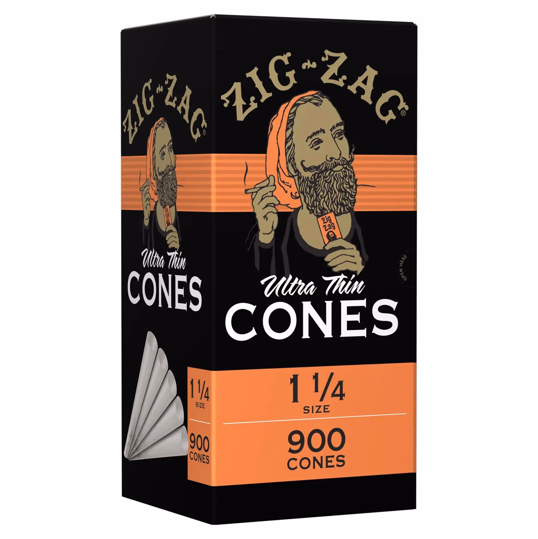 Pre Rolled Cones Ultra Thin White – 1 1/4 size 900ct